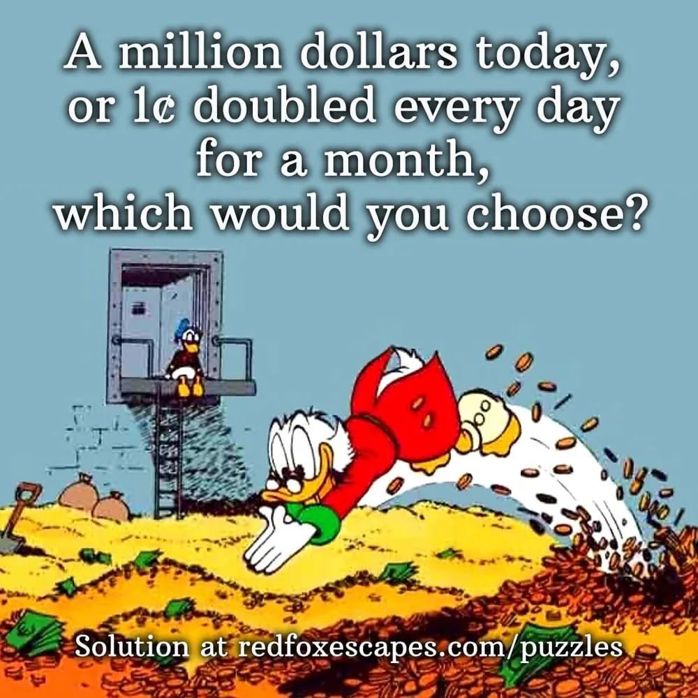 Doubling cents puzzle
